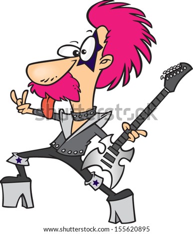 Image result for rock and roll cartoon