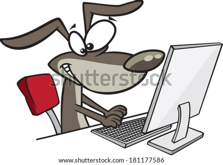 Dog Computer Stock Photos, Images, & Pictures | Shutterstock