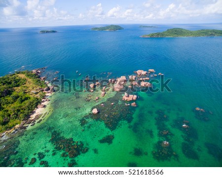 Dam Ngang island in Phu Quoc, Kien Giang, Vietnam