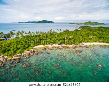 Dam Ngang island in Phu Quoc, Kien Giang, Vietnam