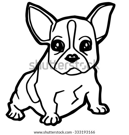 Download Cute French Bulldog Pages Coloring Pages