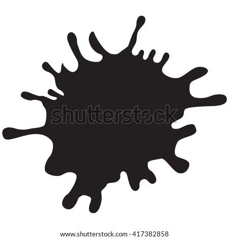 Black Spot Vector Blur Blot Ink Stock Vector 417382858 - Shutterstock