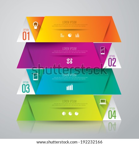 infographics vector design template.