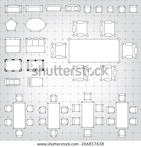 Blueprint Interior Design Set set simple 2d flat vector icons stock vector 266817638 shutterstock Blueprint Interior Design Set set simple 2d flat vector icons stock vector 266817638 shutterstock