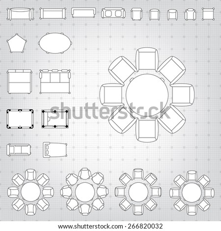 Blueprint Interior Design Set set simple 2d flat vector icons stock vector 266822657 shutterstock Blueprint Interior Design Set set simple 2d flat vector icons stock vector 266822657 shutterstock