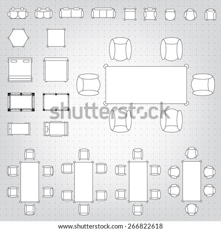 Blueprint Interior Design Set set simple 2d flat vector icons stock vector 266822618 shutterstock Blueprint Interior Design Set set simple 2d flat vector icons stock vector 266822618 shutterstock