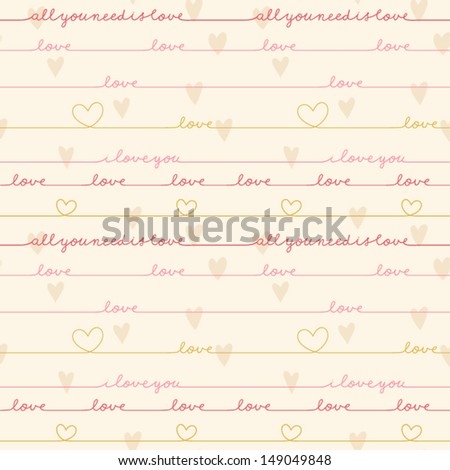 Cute Text Background With Love Words And Hearts Love Note Cute Text Background With Love Words And Hearts Love Note
