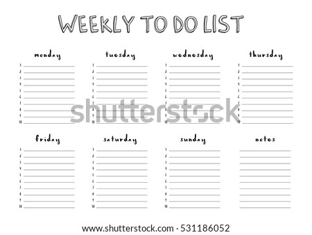 to do list printable template