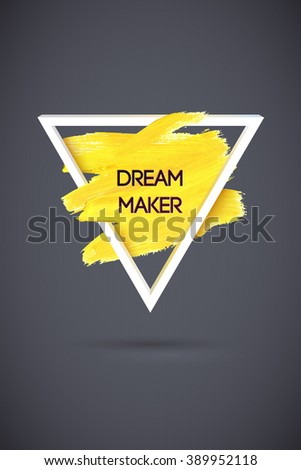 love maker motivate artistic poster design stock vector 389952118