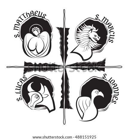 The 4 Evangelists And Their Symbols