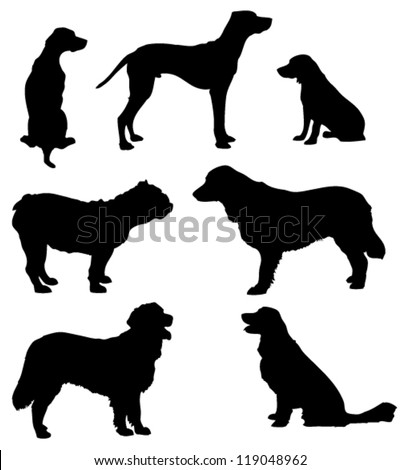 Download Dog Silhouette Stock Images, Royalty-Free Images & Vectors ...