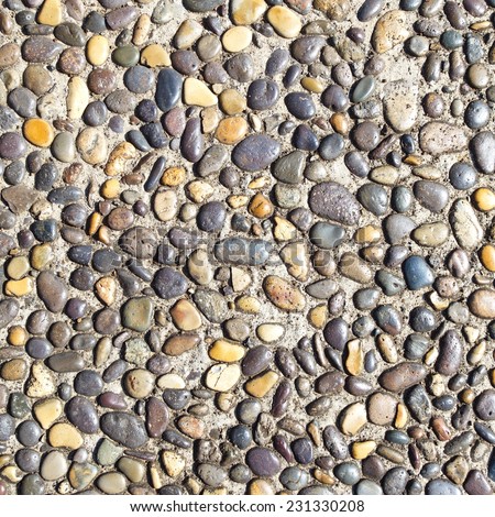 Pebble Stone Floor Tile Texture And Seamless Background Pebble Stone Floor Tile Texture And Seamless Background