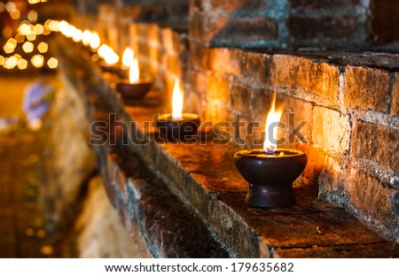 Japanese temple candlesticks
