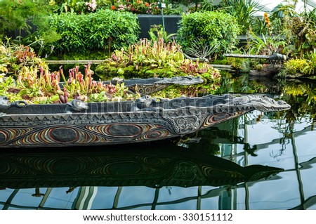 Garden By The Bay August 2014 cascading concrete fountain garden nursery store stock photo Garden By The Bay August 2014 cascading concrete fountain garden nursery store stock photo