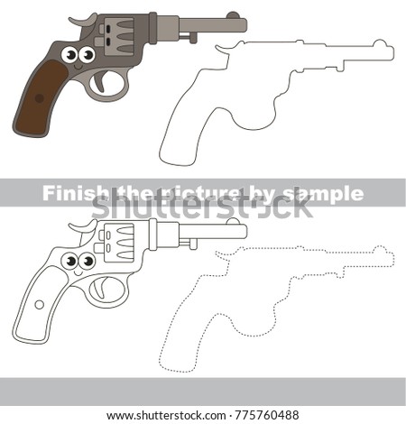 simple gun drawing