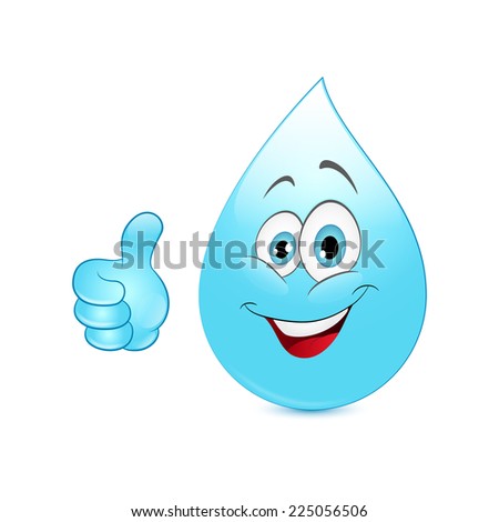 Water Drop Cartoon Stock Vector 72111949 - Shutterstock