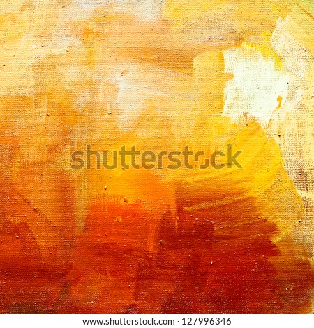 abstract pained canvas