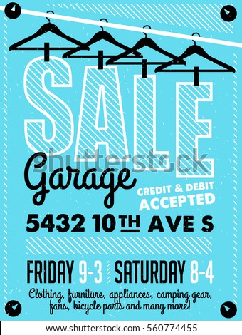 garage sale sign printable