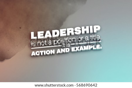 example of leadership