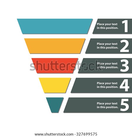 Funnel Symbol Infographic Web Design Element Stock Illustration 327699575 Shutterstock Sales Funnel Website Template