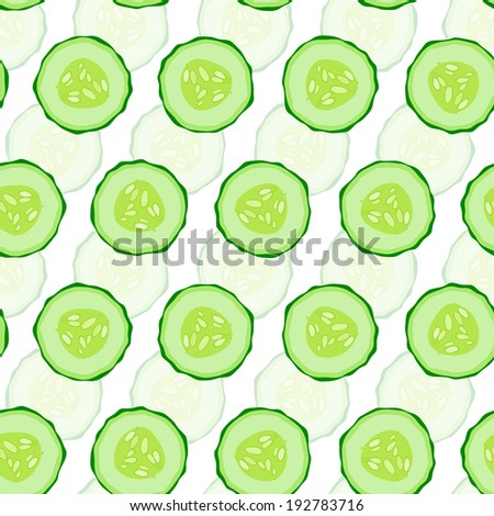 Cucumber seamless background.