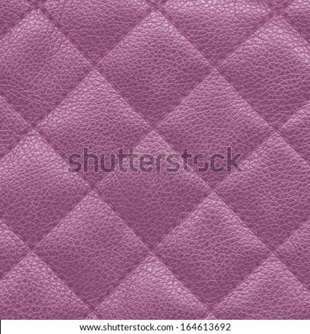 Purple Quilted Leather Fabric Close Up Stock Photo ...