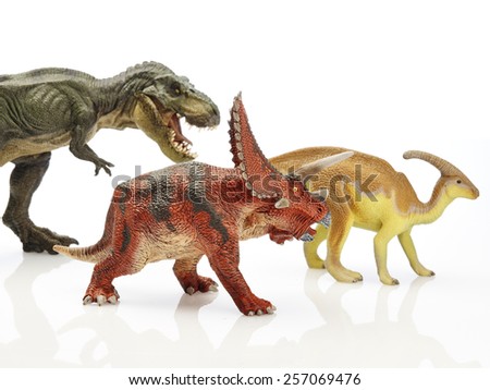 Isolated Dinosaur White Background Stock Photo 257069476 - Shutterstock