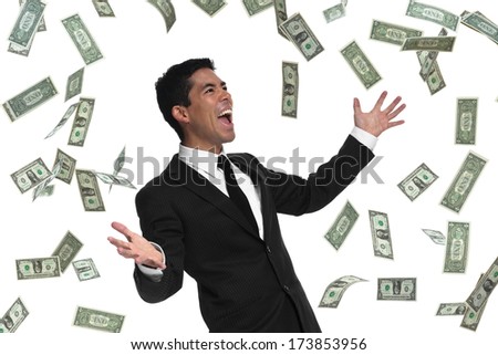 Super Nintendo Classic Edition - Page 9 Stock-photo-raining-money-on-a-businessman-holding-his-hands-out-looking-to-the-side-173853956