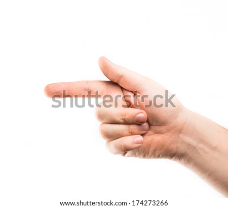 Female Index Finger Crooked Reckoning Come Stock Photo 47331490 ...