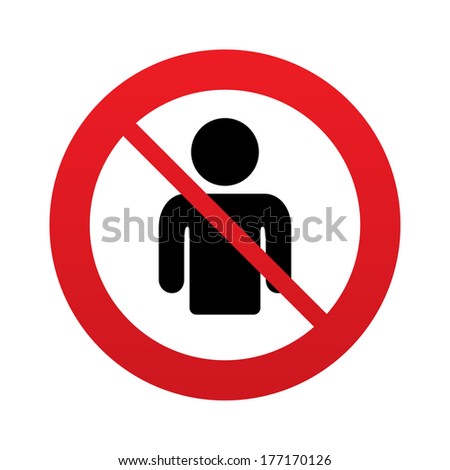 No User Sign Icon Do Not Stock Vector 174923186 - Shutterstock