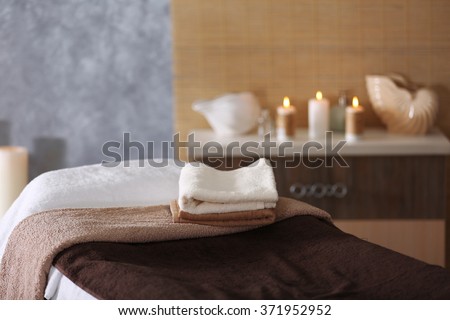 Place for relaxation in modern wellness center
