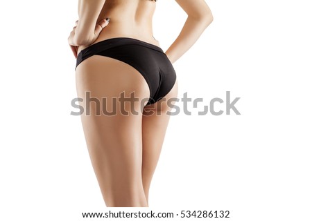 nice ass and black trunks