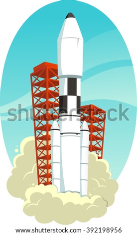 Cartoon Galaxy Scene Featuring Spaceship Aliens Stock Vector 224497573 ...