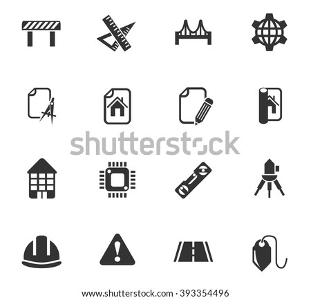 engineering web icons for user interface design