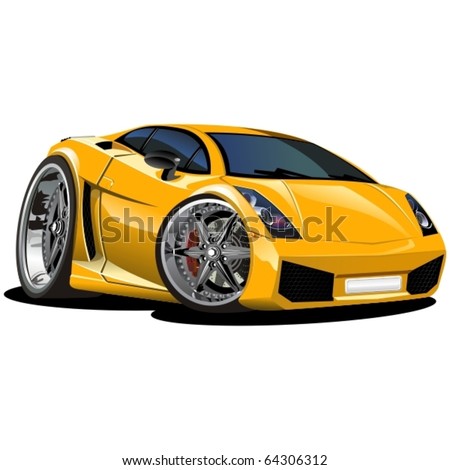 Vector Modern Cartoon Car See All Serie In My Portfolio Vector Modern Cartoon Car See All Serie In My Portfolio