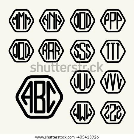 Three Letter Logo Stock Royalty Free & Vectors Three Letter Logo Stock Royalty Free & Vectors