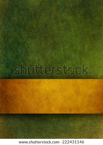 Green Background Gold Ribbon Old Vintage Stock Illustration 84434161 ...