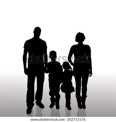 Family Silhouette Stock Photos, Images, & Pictures | Shutterstock