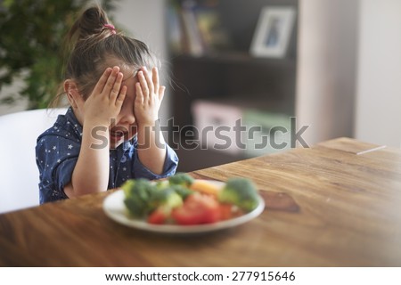 I hate a vegetables! I'm not eating this!