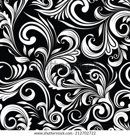 Seamless Vintage Pattern Stock Vector 3302928 - Shutterstock