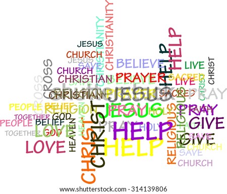 Religious Word Cloud Stock Illustration 314485148 - Shutterstock