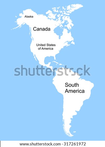 Illustrated Political Map South America Stock Illustration 3732364 ...