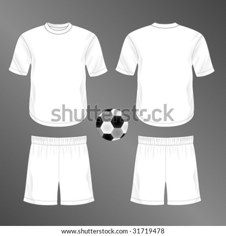 mockup cdr celana Sports European Team Series Stock Vector Realistic Soccer