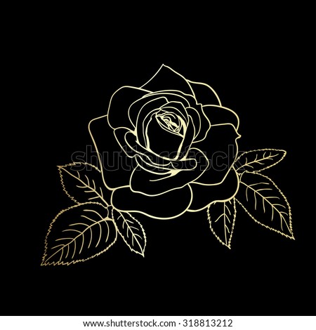 Golden Rose Stock Images, Royalty-Free Images & Vectors | Shutterstock