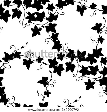 Vector Illustration Green Ivy Stock Vector 181383164 - Shutterstock