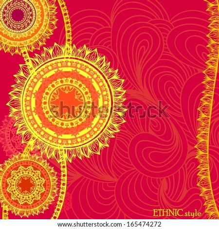 Vector Design Palanquin Indian Art Style Stock Vector 379975531 ...