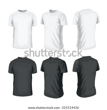Mens Tshirt Vector Stock Photo 105340544 - Shutterstock
