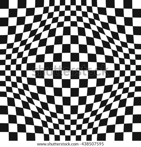 Download Seamless Op Art Distortion Pattern Vector Stock Vector 438507595 - Shutterstock