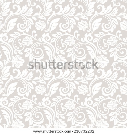 Vector Floral 3d Seamless Pattern Background Stock Vector 233350501 ...