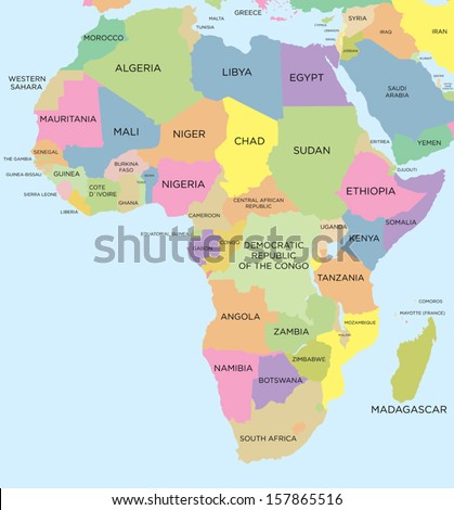 East Africa Map Stock Photos, Images, & Pictures | Shutterstock